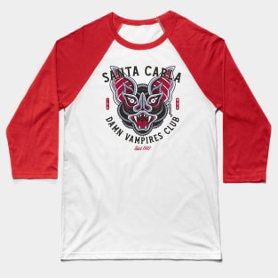 The Santa Clara Damn Vampires Club - Vintage Horror Baseball T-Shirt